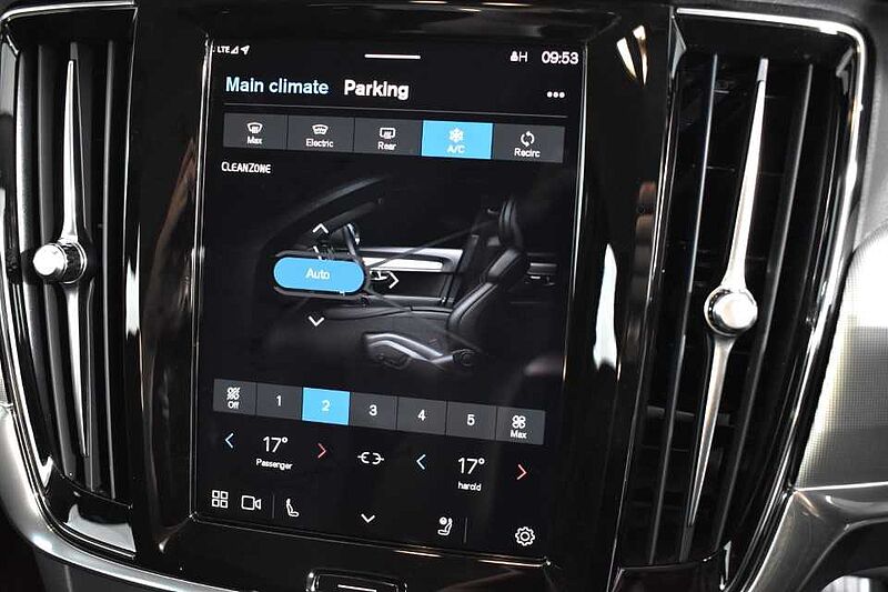 Volvo S90 Recharge Plus, T8 AWD plug-in hybrid, Electric/Petrol, Bright