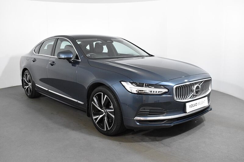Volvo S90 Recharge Plus, T8 AWD plug-in hybrid, Electric/Petrol, Bright