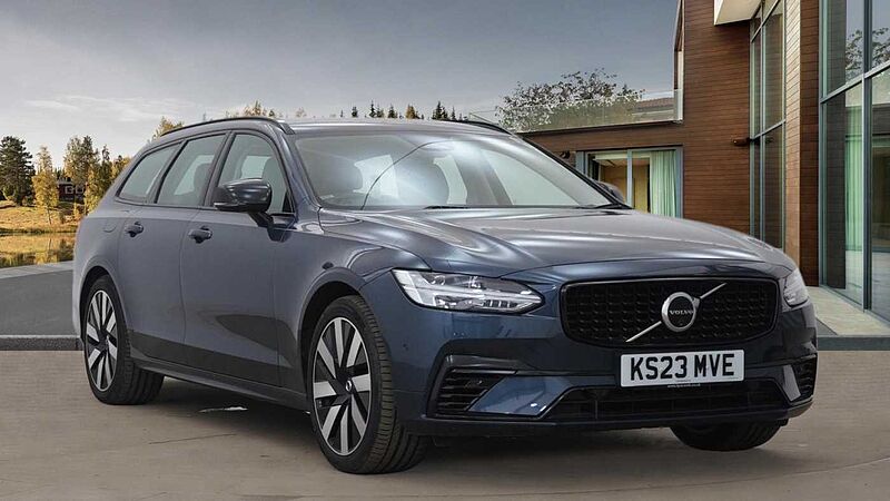 Volvo V90 Recharge Plus, T6 AWD plug-in hybrid, Electric/Petrol, Dark