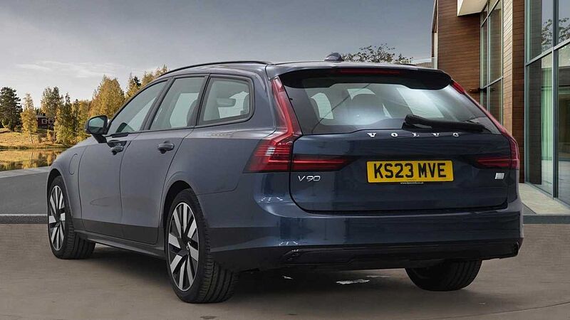 Volvo V90 Recharge Plus, T6 AWD plug-in hybrid, Electric/Petrol, Dark