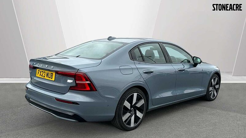 Volvo S60 Recharge Ultimate, T8 AWD plug-in hybrid, Electric/Petrol, Dark