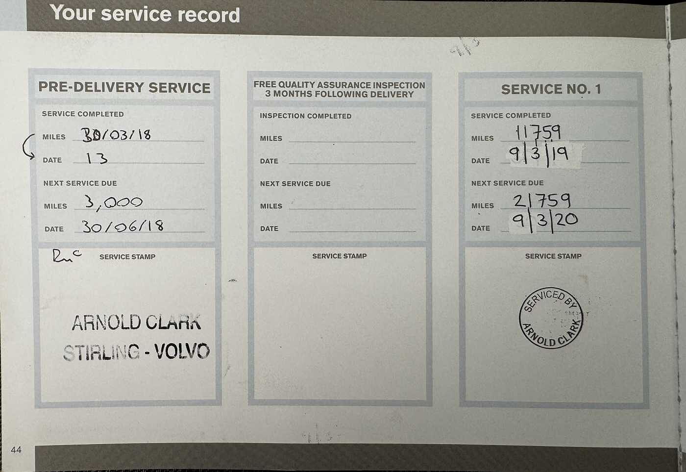 Volvo S60 D4 R-Design Nav Manual