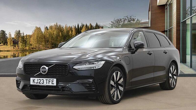 Volvo V90 Recharge Plus, T6 AWD plug-in hybrid, Electric/Petrol, Dark