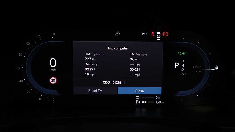 Volvo V90 Recharge Plus, T6 AWD plug-in hybrid, Electric/Petrol, Dark