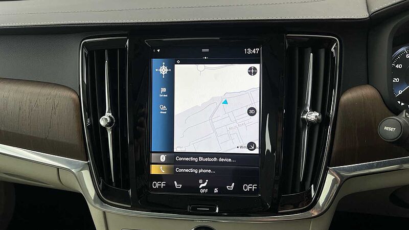 Volvo S90 Recharge Inscription, T8 AWD plug-in hybrid (BLOND LEATHER SEATS)