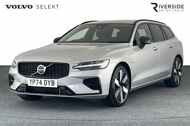 Volvo V60 Ultra, T8 AWD Plug-in hybrid, Electric/Petrol, Dark (Sunroof: 360 camera)