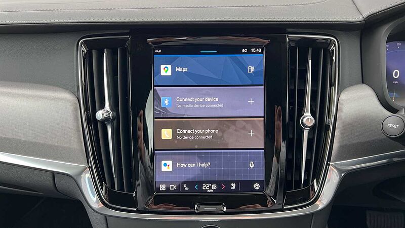 Volvo S90 Recharge Plus, T8 AWD plug-in hybrid, Dark (360 Camera, BLIS, Apple Carplay)