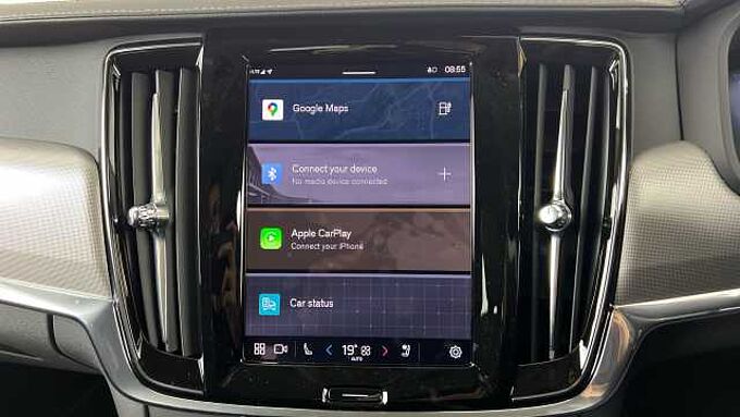 Volvo V90 T6 Plus, AWD Plug-in hybrid, Elec/Pet, Dark(Tints, Harman Kardon, Carplay)