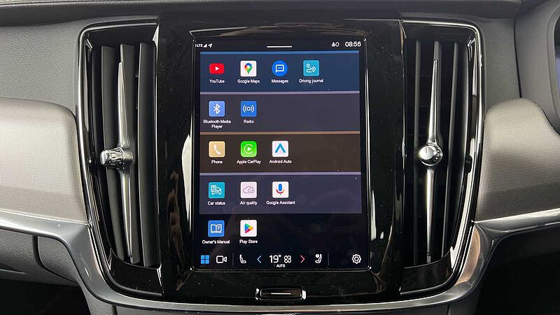 Volvo V90 T6 Plus, AWD Plug-in hybrid, Elec/Pet, Dark(Tints, Harman Kardon, Carplay)