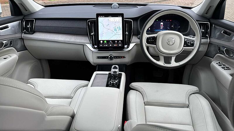 Volvo XC90 Ultra, T8 AWD Plug-in hybrid, Electric/Petrol, Bright, (Front Sear Massage)