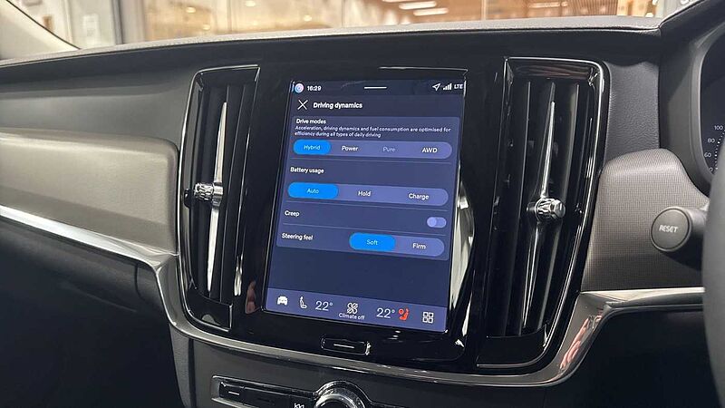 Volvo V90 Plus, T6 AWD Plug-in hybrid, Electric/Petrol, Dark