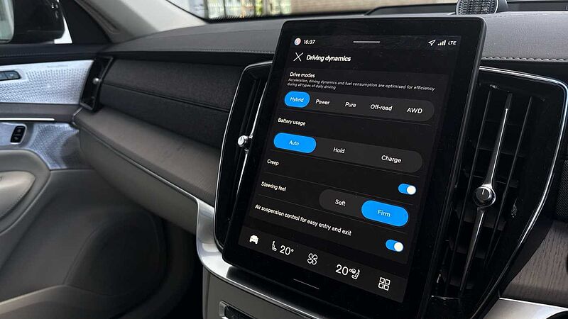 Volvo XC90 Ultra, T8 AWD Plug-in hybrid, Electric/Petrol, Dark, 7 Seats