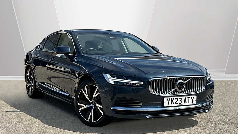 Volvo S90 Recharge Plus, T8 AWD plug-in hybrid, Electric/Petrol, Bright